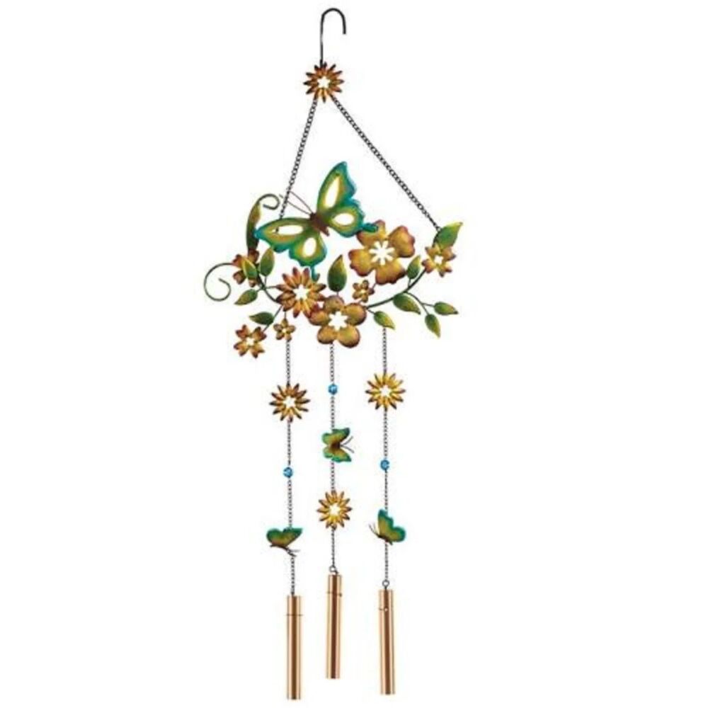 Vintage Avon Floral Garden Wind Chime New Old Stock Sealed 90s